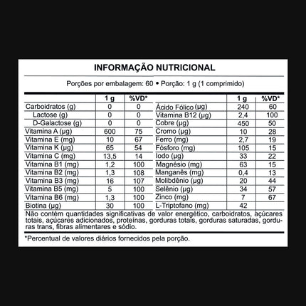 Bio Extratus Strength Food Supplement Hair, Skin and Nails 60 Tablets