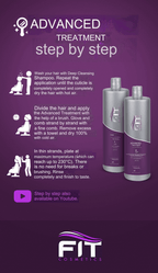 FIT COSMETICS Advanced Treatment Straightening Power 2x1000ml/33.8 fl.oz.