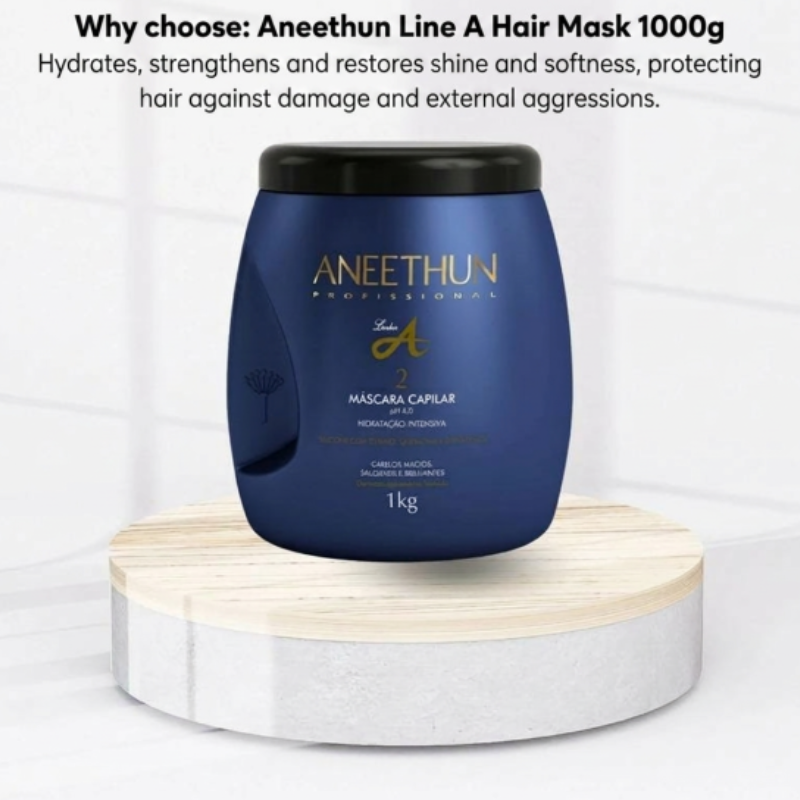 ANEETHUN Professional Linha A Hair Mask 1 kg – 35.2 oz