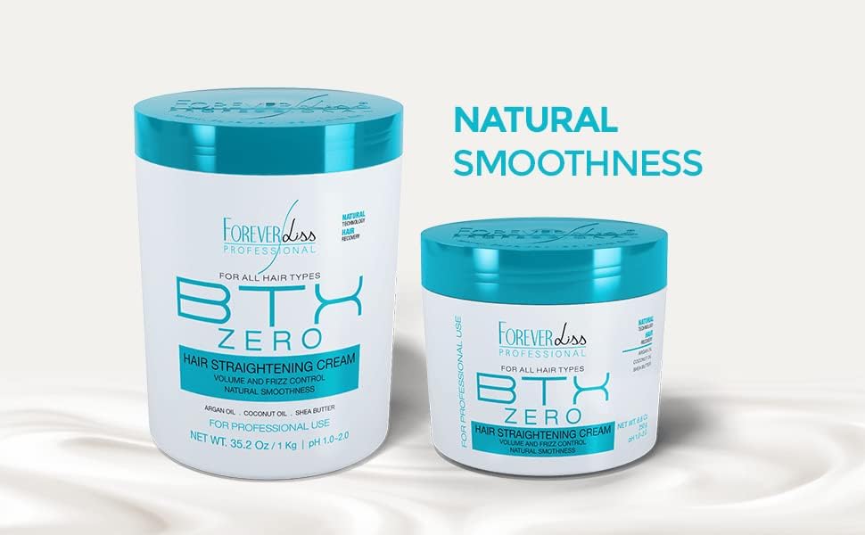FOREVER LISS Zero Btox Organic Ultra-Moisturizing Anti-Frizz Mask 1kg - 33.8Oz