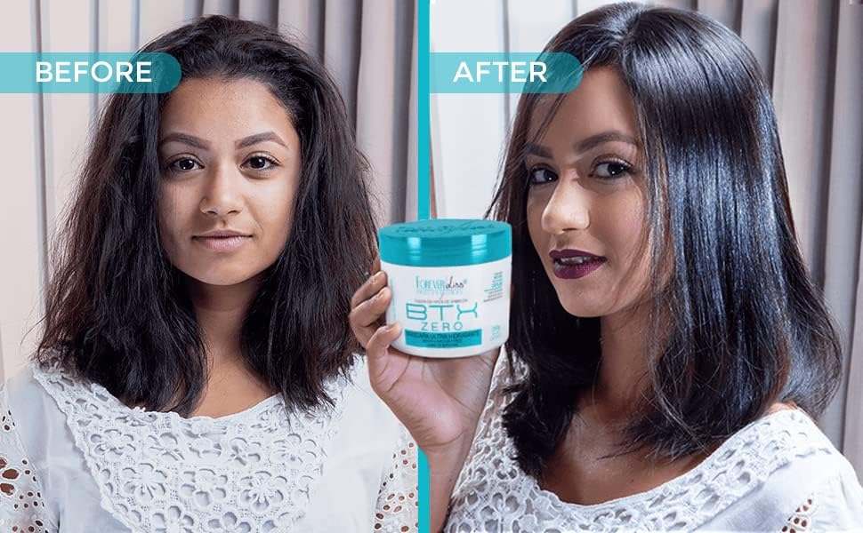 FOREVER LISS Zero Btox Organic Ultra-Moisturizing Anti-Frizz Mask 1kg - 33.8Oz