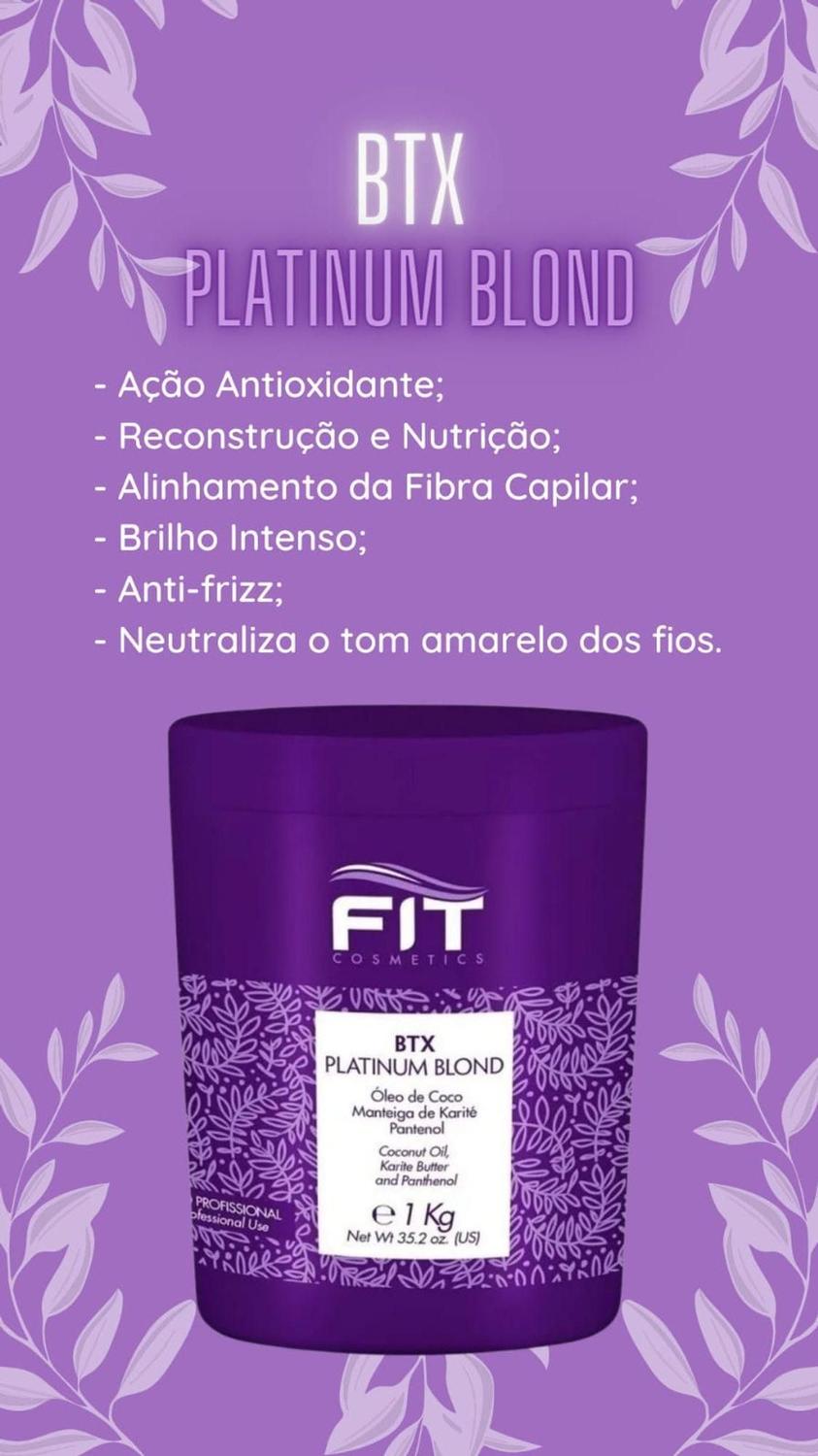 FIT COSMETICS Tanino Protein Platinum Blond Hair Botox 1Kg - 35.2 oz.