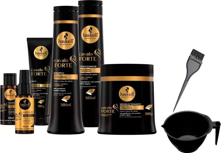 Haskell Complete Treatment Strong Horse Kit (6 Products) SH + Cond 500ml