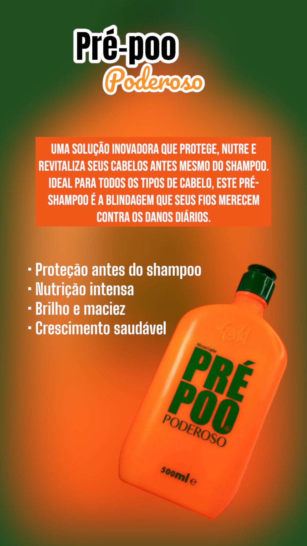 Gold Spell Cosméticos Powerful Pre-Poo Treatment 500ml 16.9 fl.oz