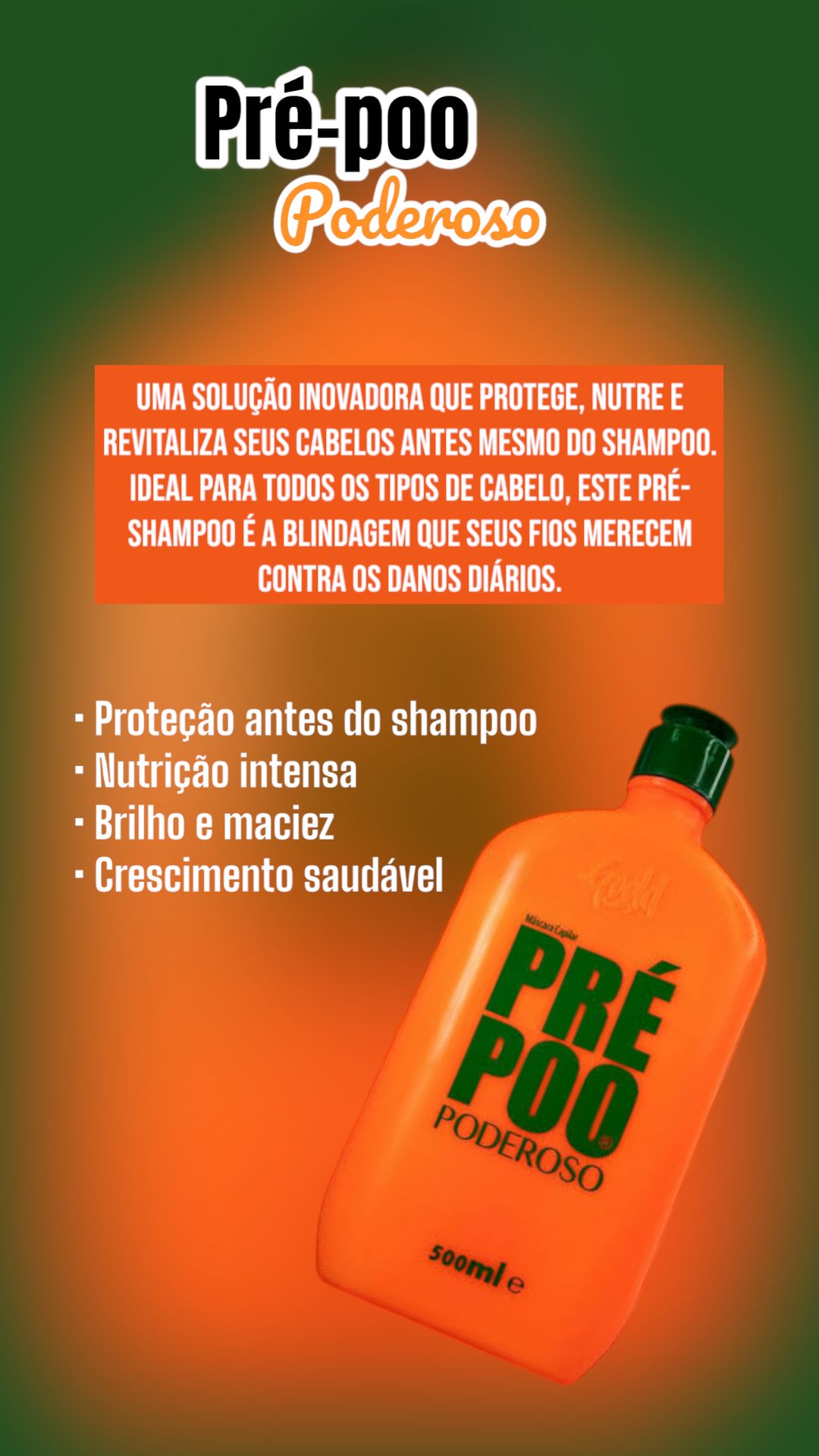 Gold Spell Cosméticos Powerful Pre-Poo Treatment 500ml 16.9 fl.oz