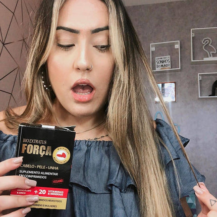 Bio Extratus Strength Food Supplement Hair, Skin and Nails 60 Tablets