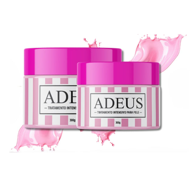 Adeus Intensive Skin Treatment – Multifunctional Body Cream 300g/ 10.56 oz. 02 Bottles