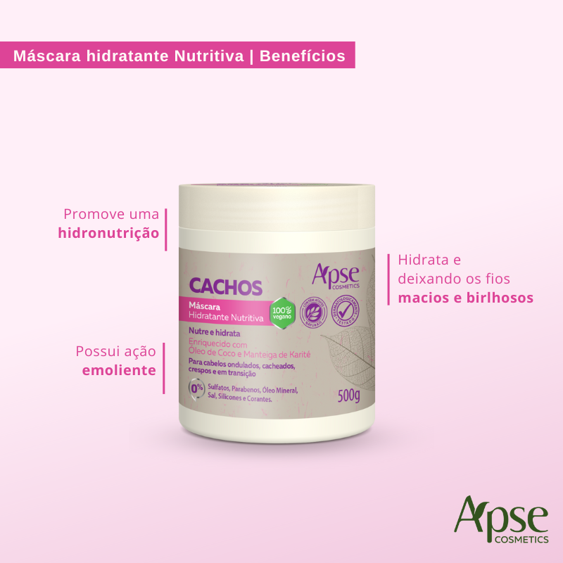 Apice Moisturizing Nourishing Curl Mask 500g - Conditioning Treatment