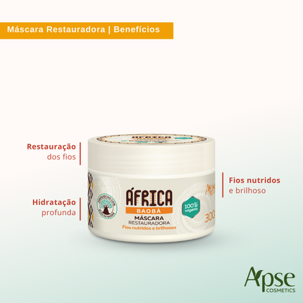 Apice Africa Baobab Restorative Mask 300g - Conditioning Treatment