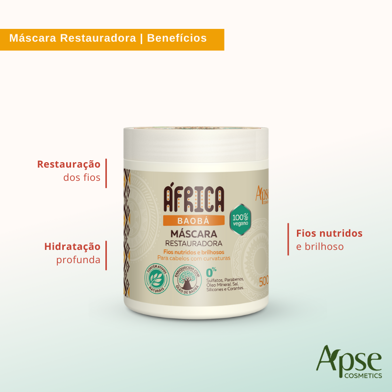 Apice Africa Baoba Restorative Mask 500g - Conditioning Treatment