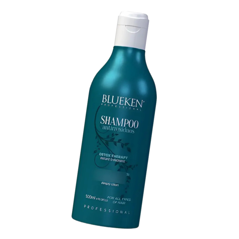 BLUEKEN PROFESSIONAL Detox Therapy Anti-Residue Shampoo 500ml – 16.9 fl. oz
