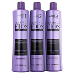 CADIVEU PROFESSIONAL Hair Straightening Kit 3 x 1L – 33.8 fl. oz