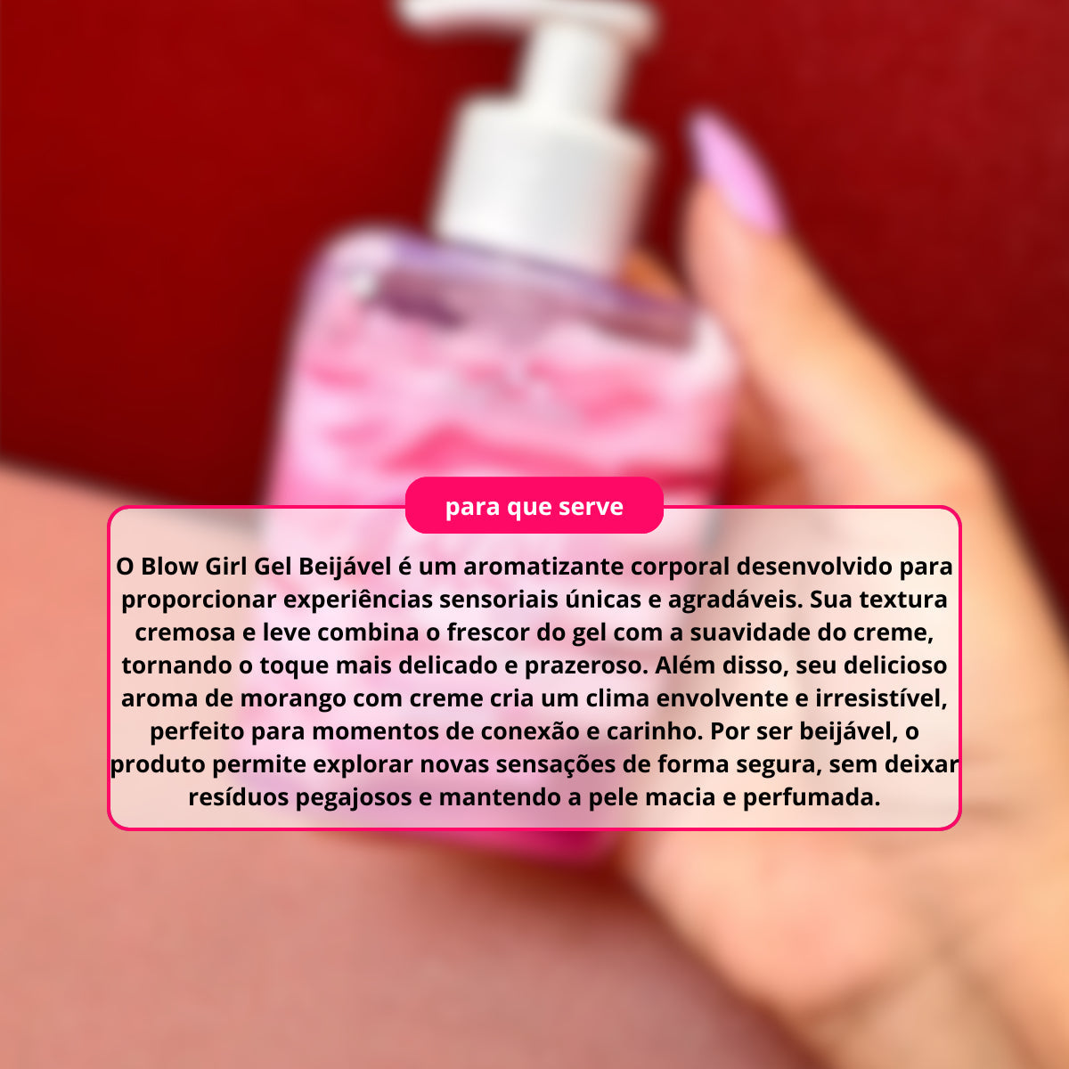 Blow Girl Kissable Scented Gel for Groin and Body Hot Flowers 320ml