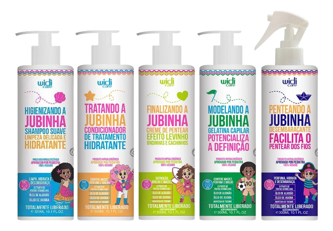 Widi Care Jubinha Sh Cond Cream Wavy Gelatin Spray Kit