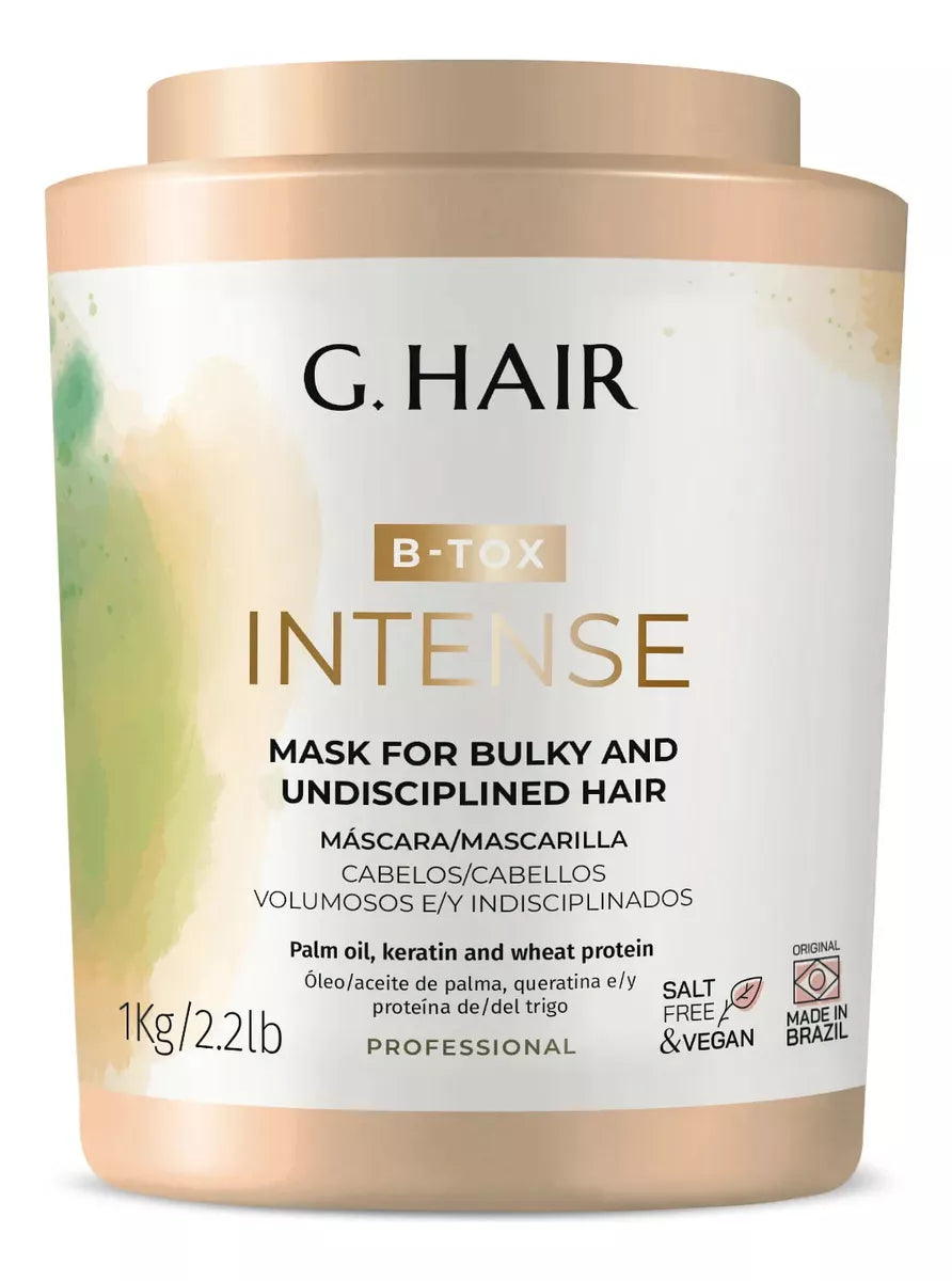 G.HAIR B-Tox Intensive Reconstruction &amp; Straightening Treatment Hair Mask 1Kg/35.2 oz.