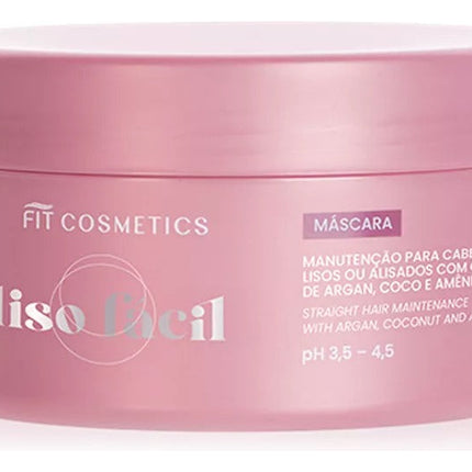 Fit Cosmetics Liso Facil Easy Straightening Kit Post-Chemical Treatment, Smoothing Effect, Balances Charges, Hydrating, Home Care