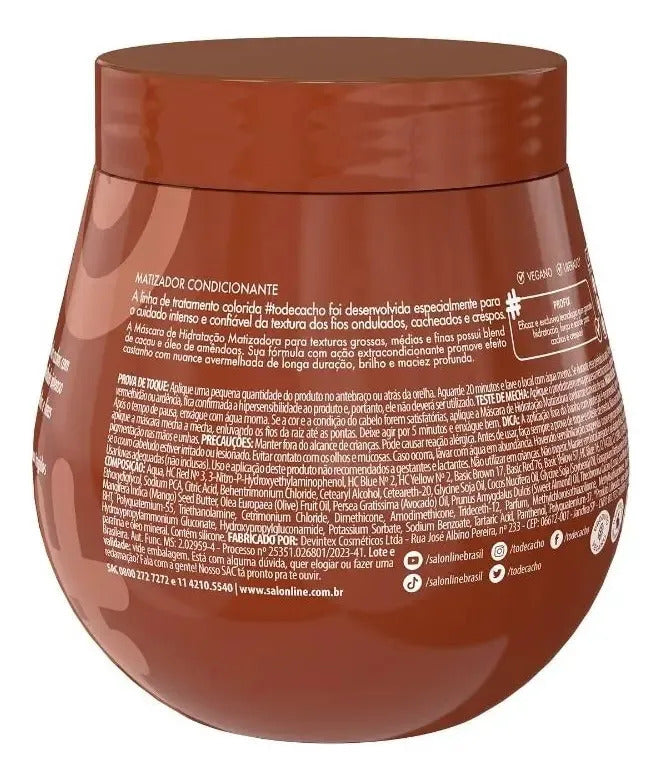 Salon Line TodeCacho Chocolate Toning Curl Mask 300g