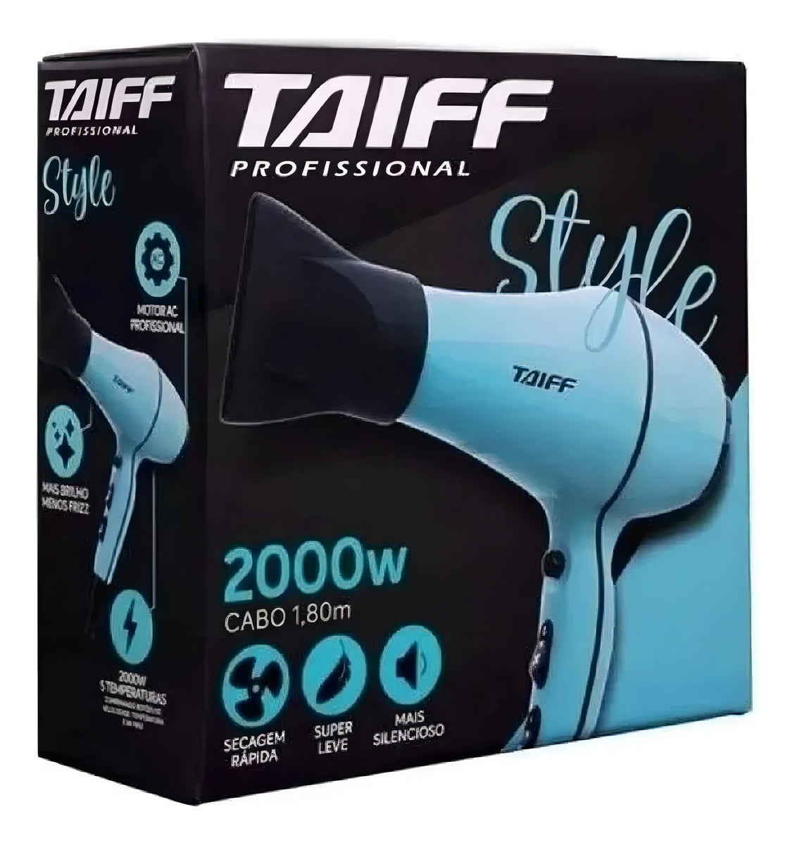 Taiff Style Hair Dryer Blue 2000w Blue
