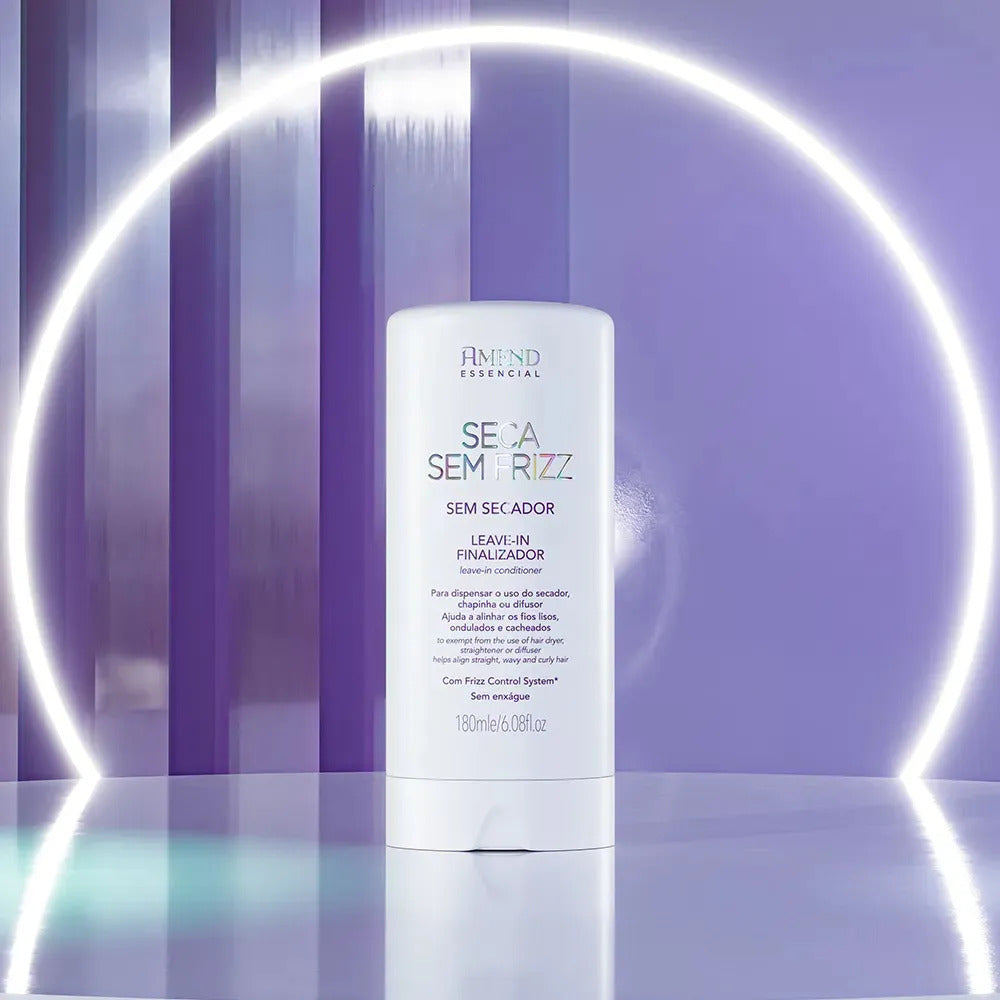 Leave-in Finalizador Seca Sem Frizz Amend Essencial 180ml