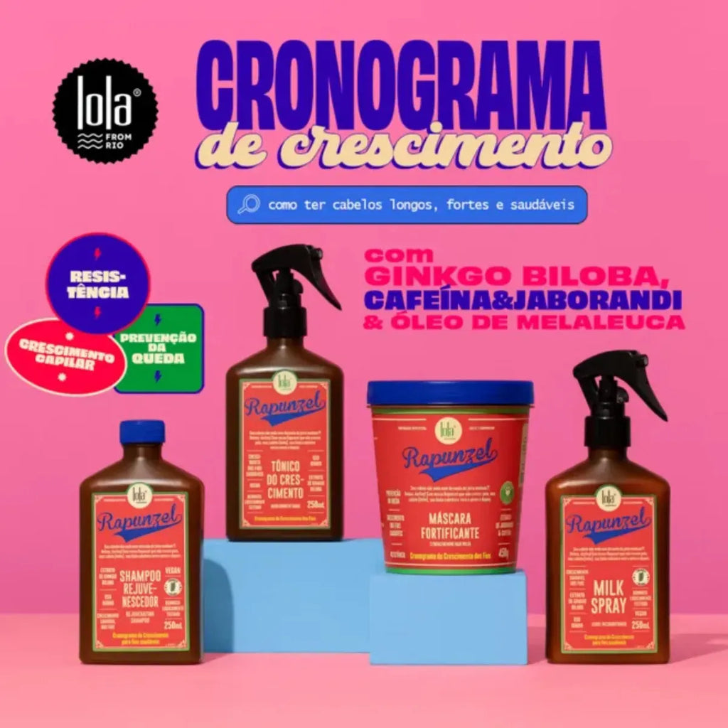 Lola Rapunzel Kit Completo Cronograma de Crescimento