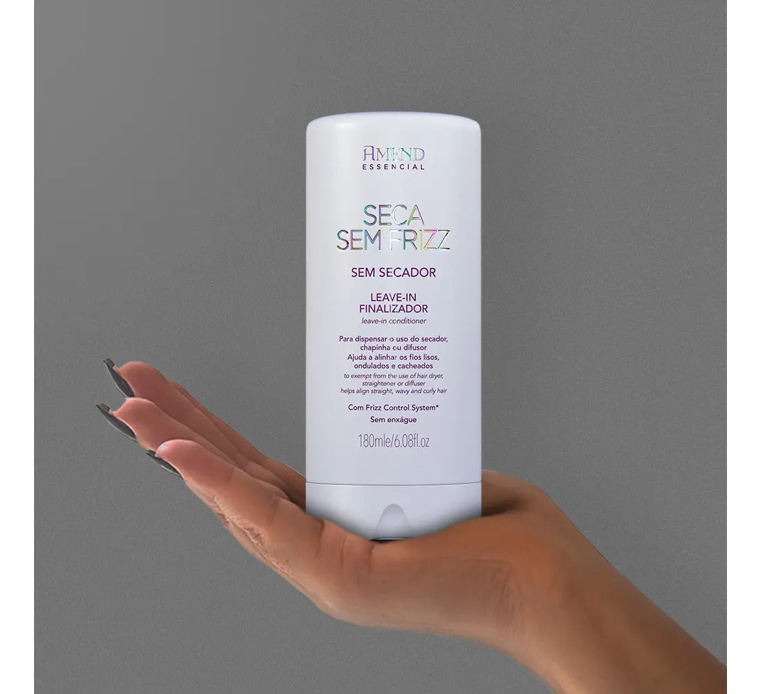 Leave-in Finalizador Seca Sem Frizz Amend Essencial 180ml