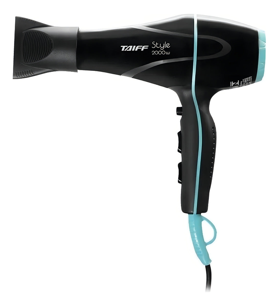 Taiff Style Hair Dryer 2000W AC Motor Black 127V