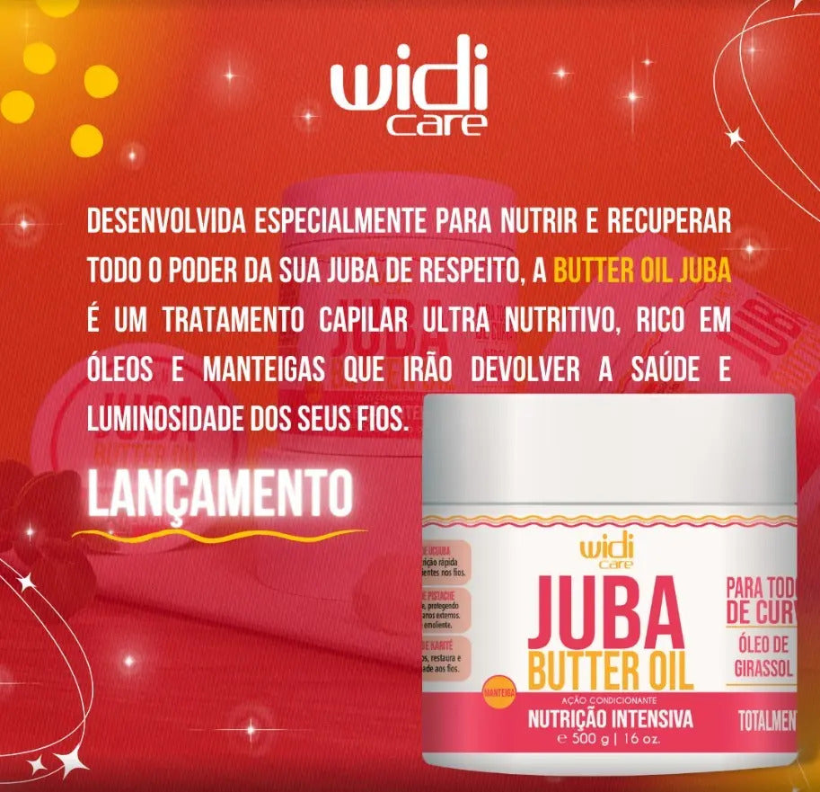Mascara Widi Care Juba Butter Oil Manteiga 500g Nutrição