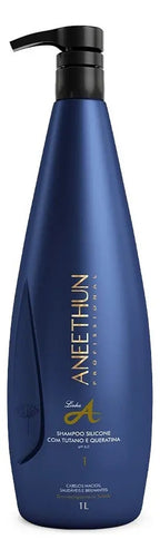 Kit Aneethun Linha A - Shampoo 1l + Creme De Silicone 1l