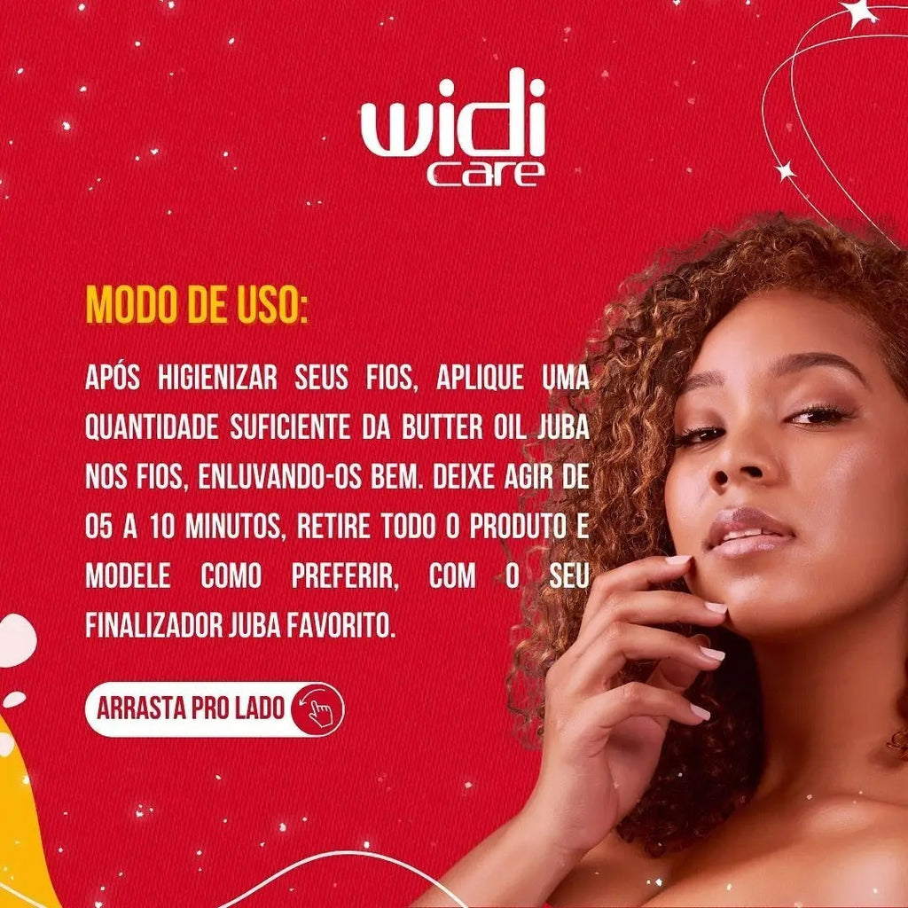 Mascara Widi Care Juba Butter Oil Manteiga 500g Nutrição