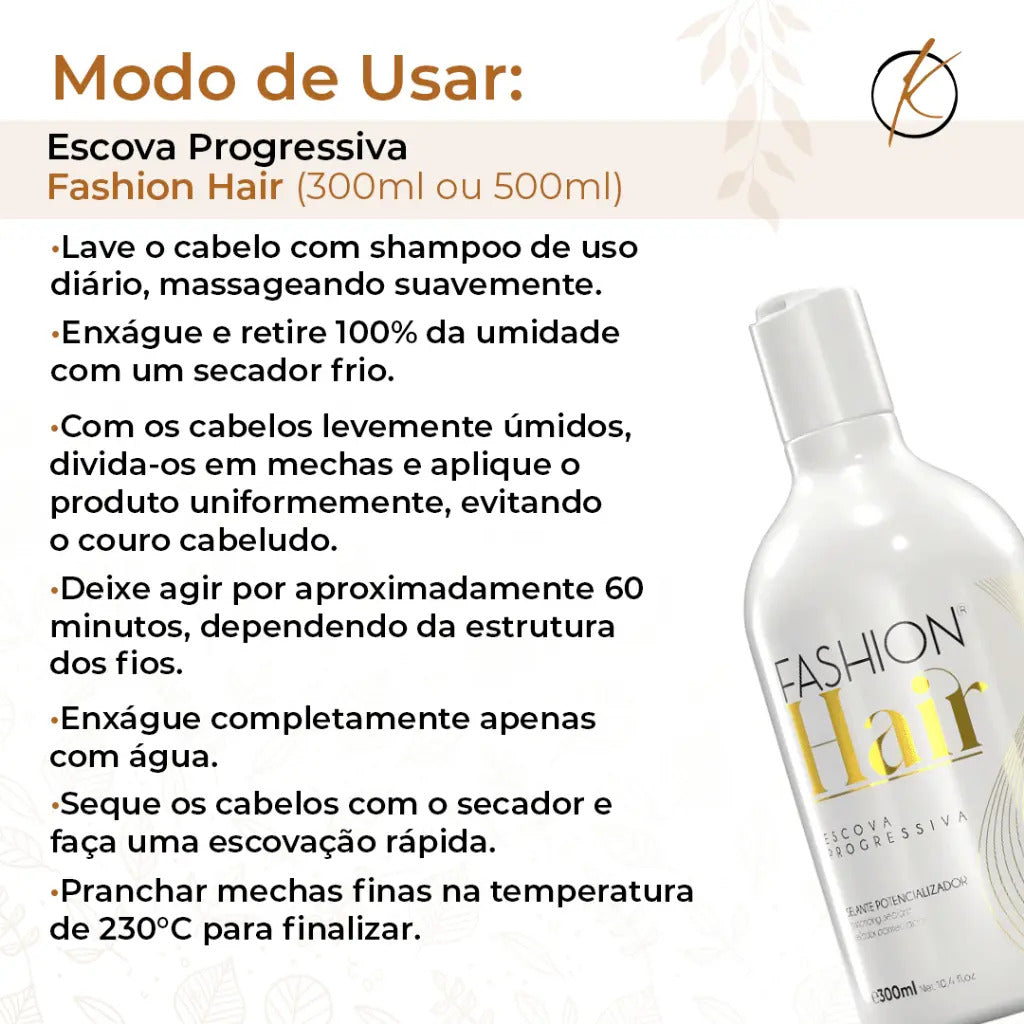 Fashion Hair Gold Formaldehyde-Free Smoothing 500ml