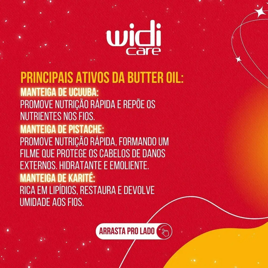 Mascara Widi Care Juba Butter Oil Manteiga 500g Nutrição