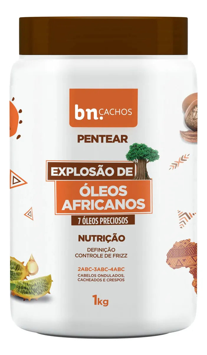 bn.Cachos African Oils Curl Styling Cream 1kg | 7 Oils