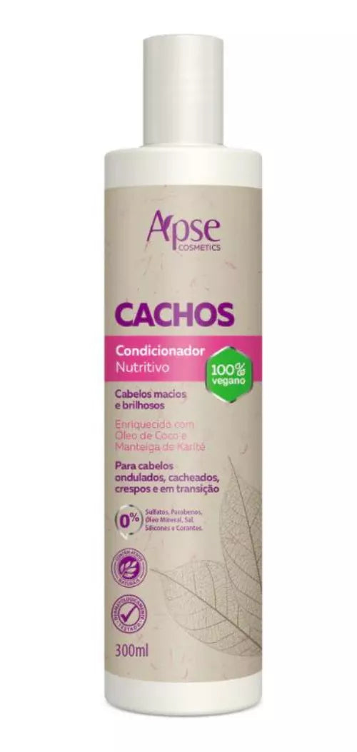 APSE Cachos Kit Shampoo, Conditioner, Gelatin, Mask and Activator 5 Steps