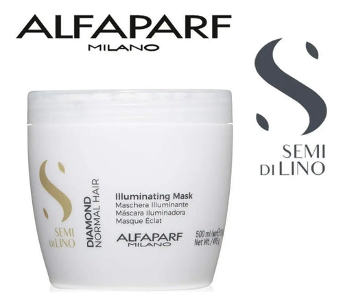 Alfaparf Semi Di Lino Diam Illum Kit Shamp 1l + Masc 500ml