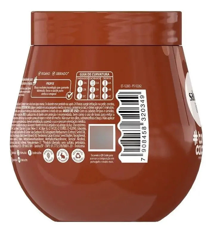 Salon Line TodeCacho Chocolate Toning Curl Mask 300g