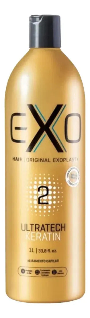 Exo Hair Alisamento Exoplastia Capilar 1000ml Passo 2