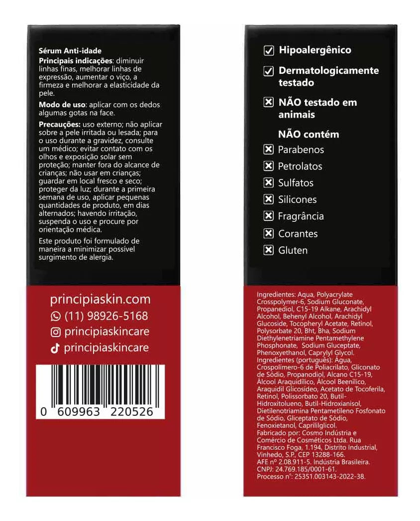 Principia Retinol 0.3% Vitamin E Serum - Rn-0.3 Skincare