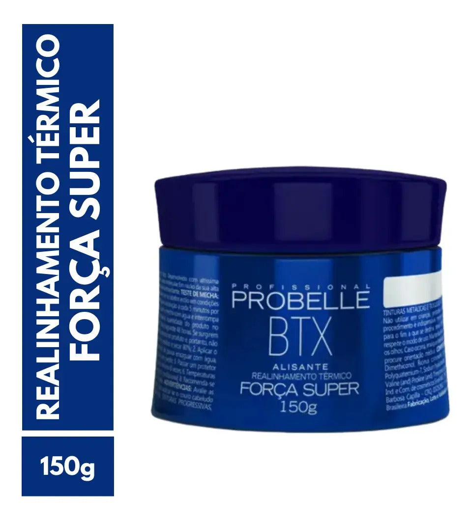 Botox Capilar Forca Super 150g Probelle Alisante Sem Formol Profissional