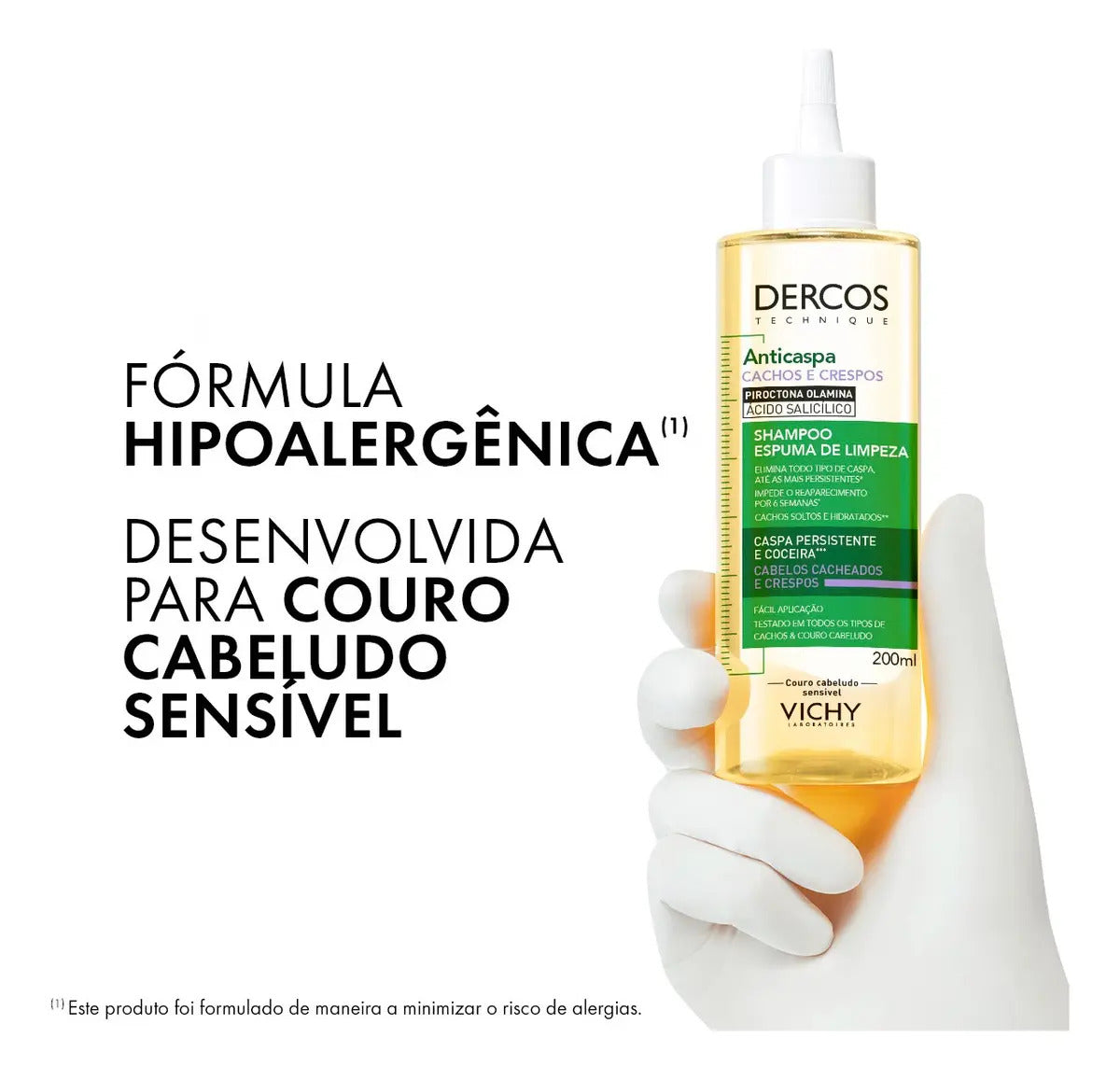 Vichy Dercos Anti-Dandruff Curl Foam Shampoo 230ml
