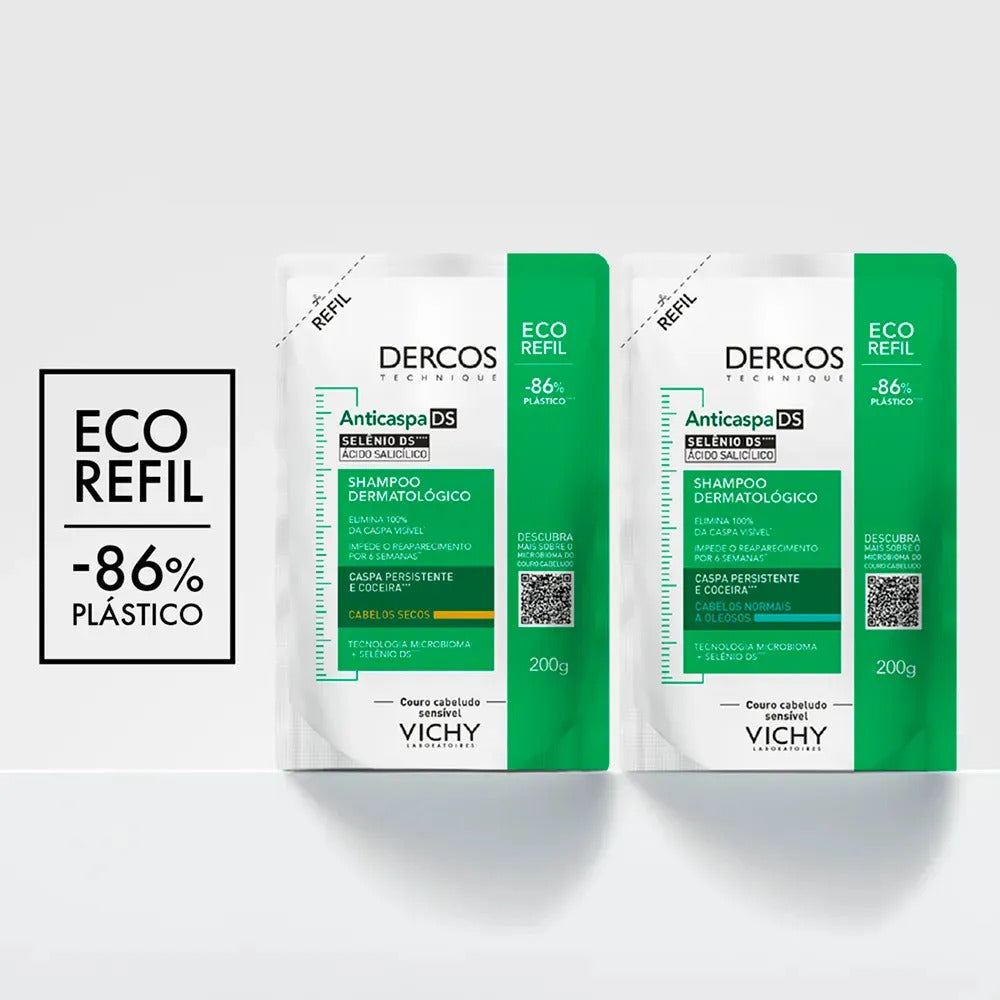 Shampoo Anticaspa para Normais a Oleosos com Selênio DS, DS Dercos Vichy, 300ml