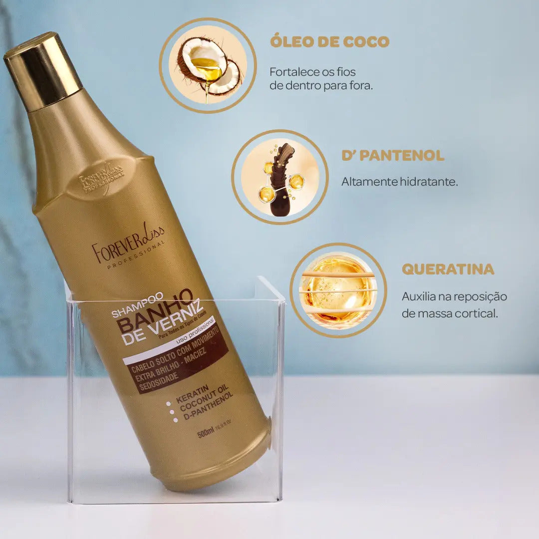 Kit Banho De Verniz Completo Forever Liss