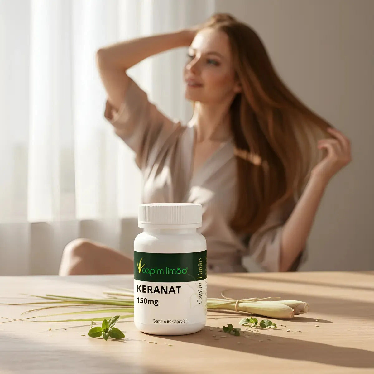 Keranat Hair Nutrition Supplement 60 Capsules | Vegan