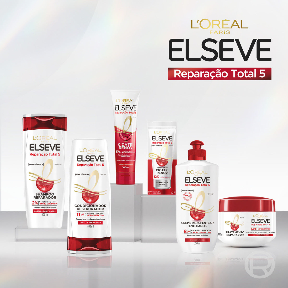 Elseve Total Repair Leave-in 5 Cicatri Renov 100ml/ 3.38 fl.oz.