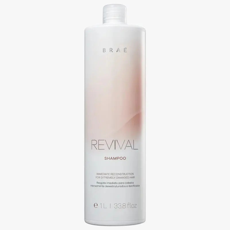 Kit Braé Revival Reconstrutor Shampoo 1l E Condicionador 1l