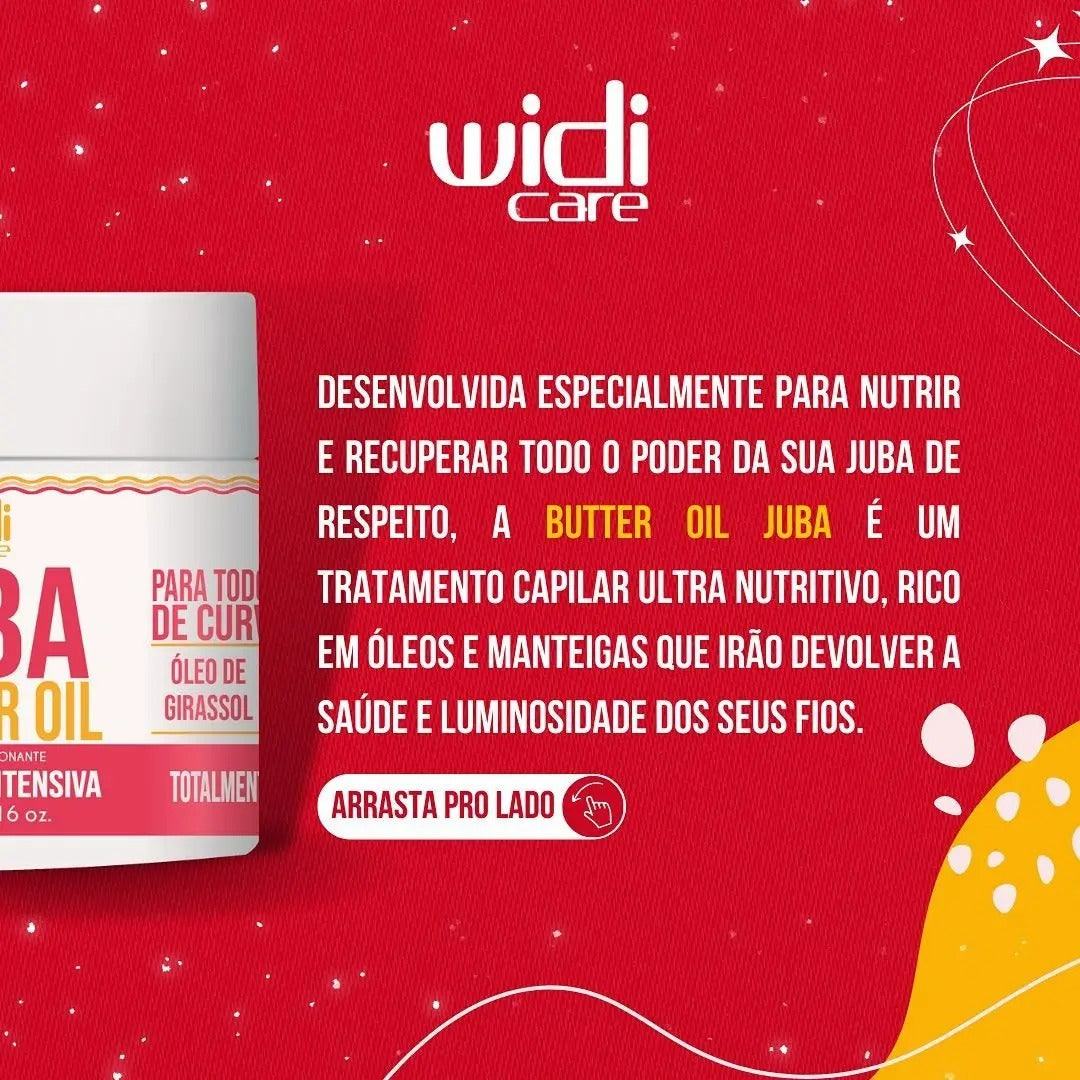 Mascara Widi Care Juba Butter Oil Manteiga 500g Nutrição