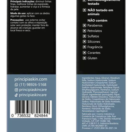 Principia AH-2 Principia Moisturizing Serum 2% Hyaluronic Acids + B5 Skin type All 30ml/1.01 fl.oz.