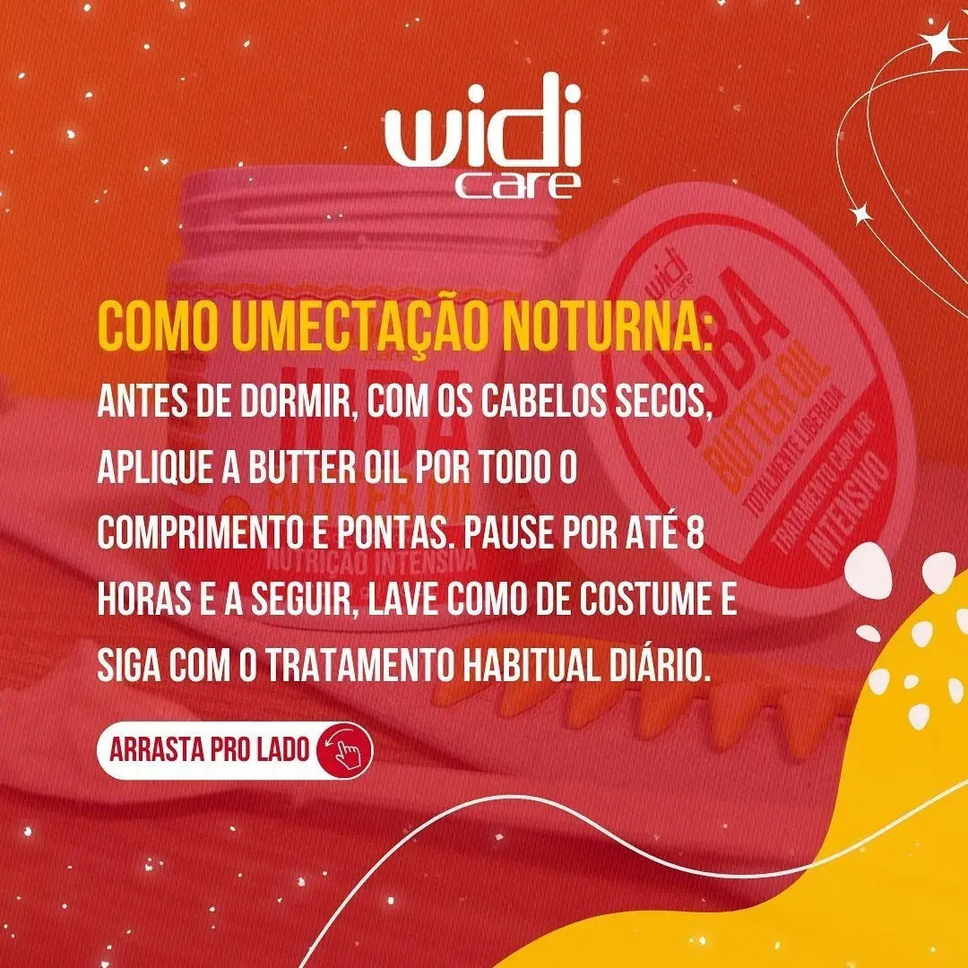 Mascara Widi Care Juba Butter Oil Manteiga 500g Nutrição