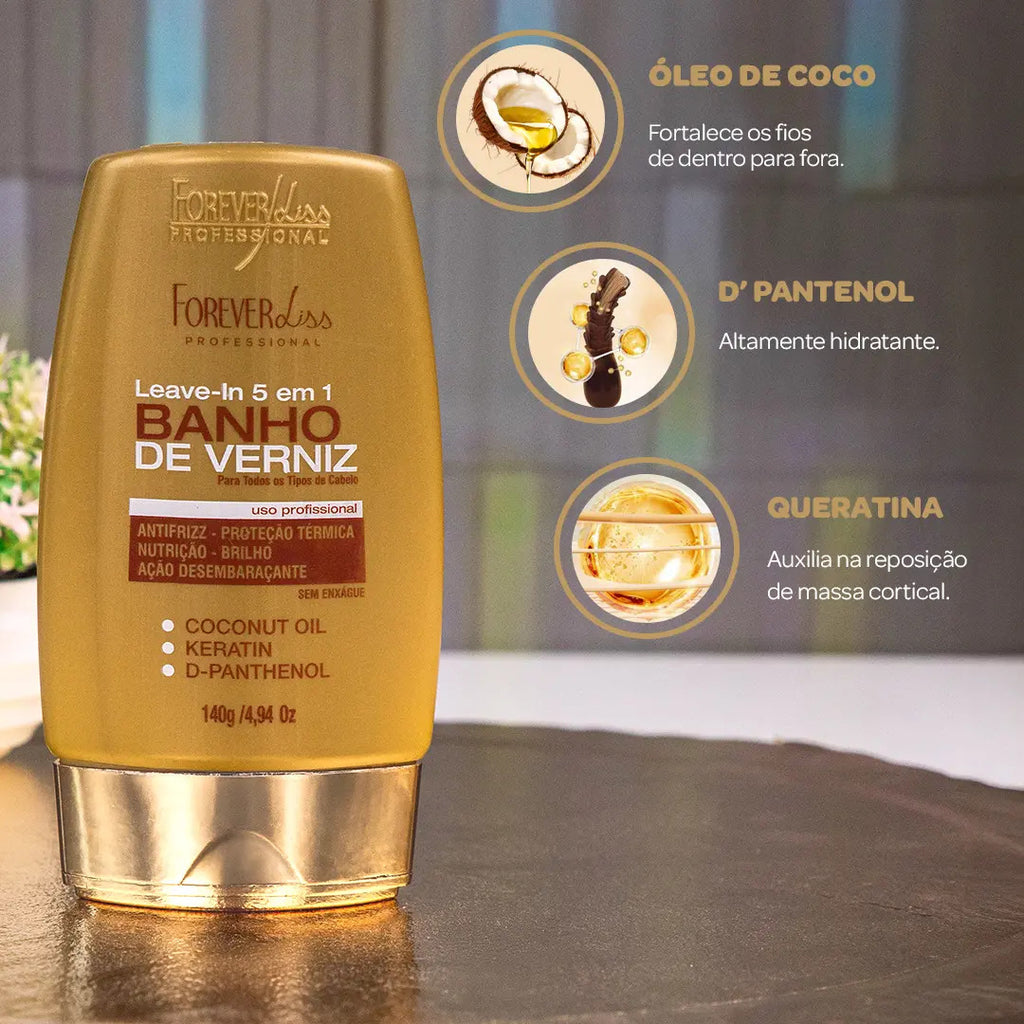Kit Banho De Verniz Completo Forever Liss
