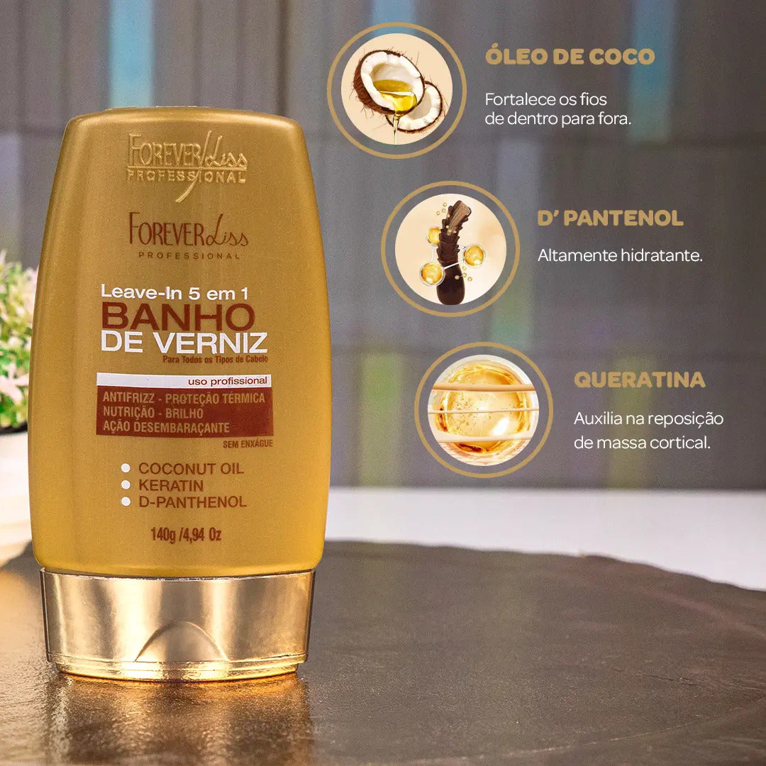 Kit Banho De Verniz Completo Forever Liss