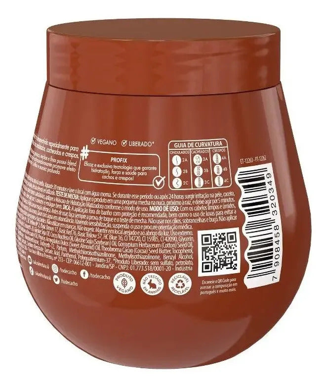 Salon Line TodeCacho Chocolate Toning Curl Mask 300g